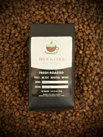Pumpkin Spice-Brew and Click