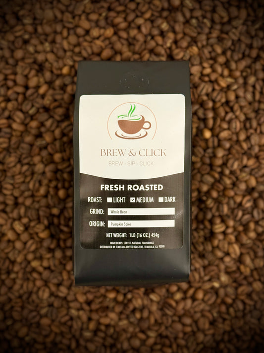 Pumpkin Spice-Brew and Click